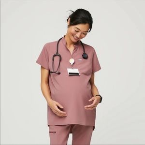Figs Kitale Maternity Scrub Top Muave (original)